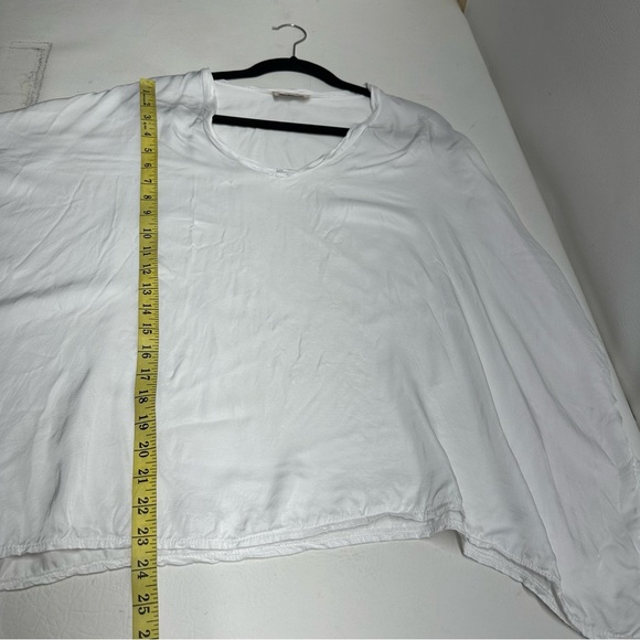 Sofía Made in Italy Elegant White Women's tunic Top size one size - Picture 3 of 8